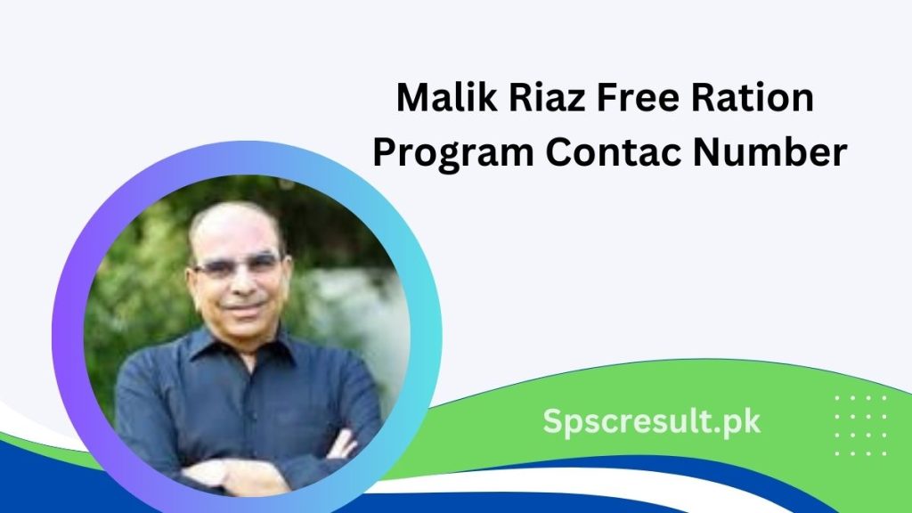 Malik Riaz Free Ration Program Contac Number