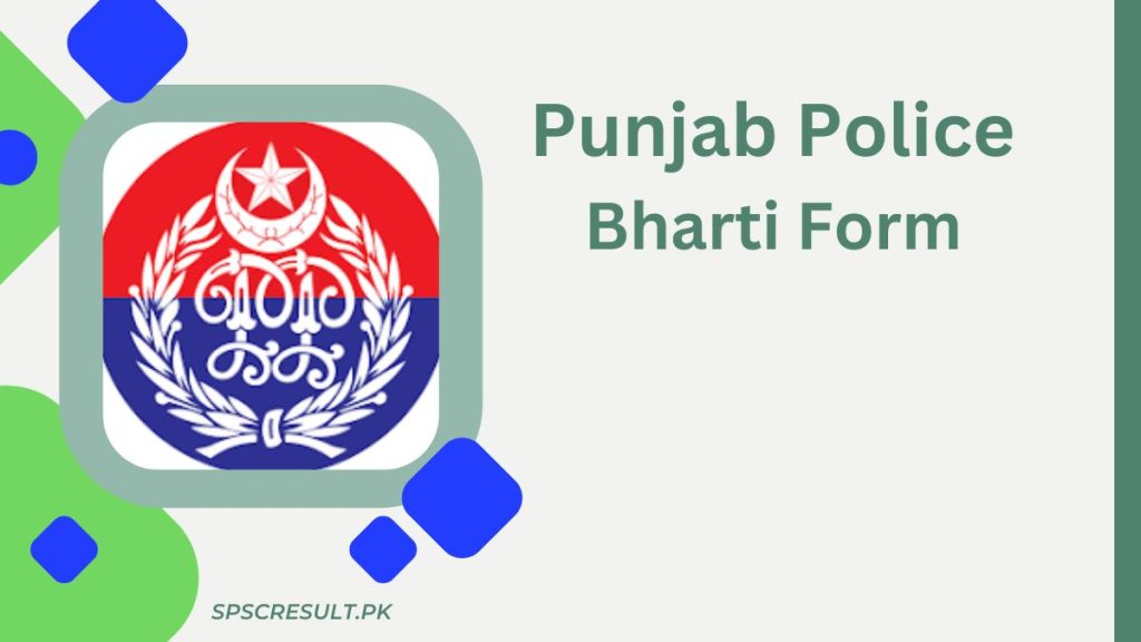 Punjab Police Bharti Form 2024