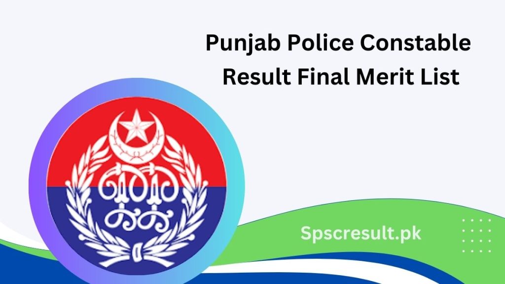 Punjab Police Constable Result 2024