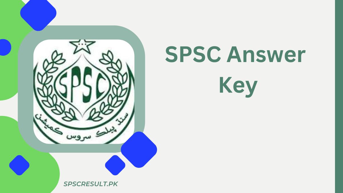 SPSC Answer Key 2024