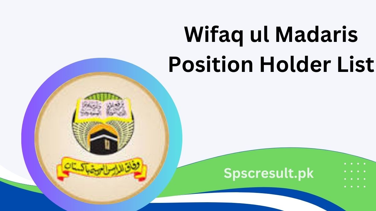 Wifaq ul Madaris Position Holder List 2024 | Topper Names