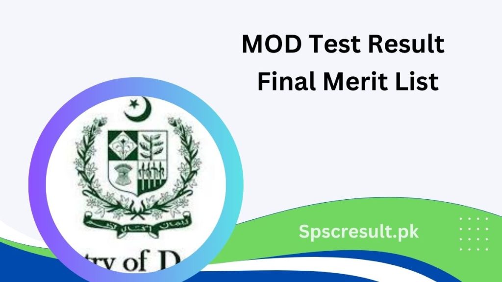 MOD Test Result 2024