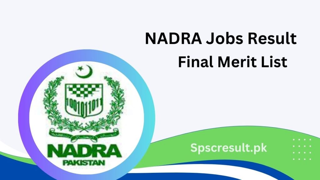 NADRA Jobs Result 2024